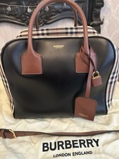 Burberry Bowling Bag Leather