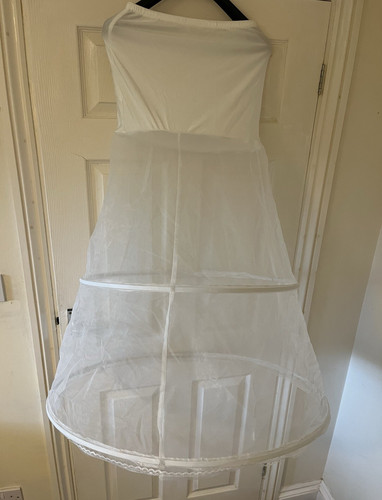 White bridal hoop petticoat - white,
