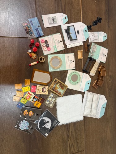 Huge dollhouse miniatures lot - dollhouse,