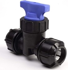 Philmac 25mm x 25mm stopcock. Metric / imperial stop tap cock 2833 GRADED