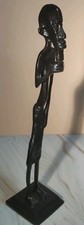 Solid BRONZE AFRICAN TRIBAL