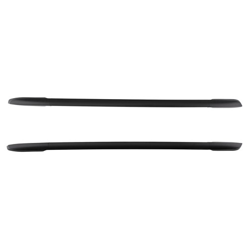 Aluminium black roof - black, rails