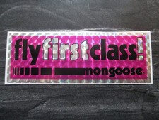 MONGOOSE BMX DECAL OLD SCHOOL