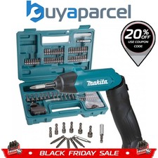 Makita DF001DW 3.6v Cordless Lithium Ion Pencil Screwdriver + 81 Piece Bit Set