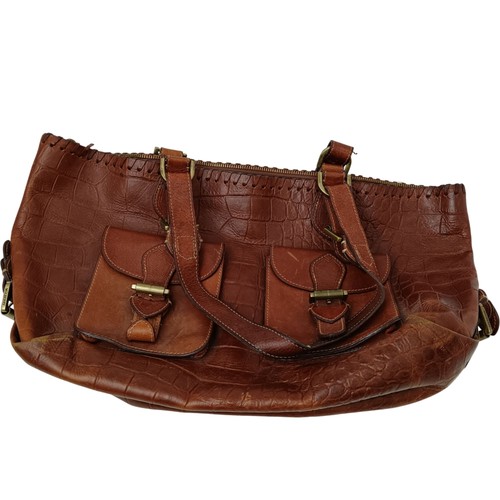 Mulberry brown leather satchel - brown,