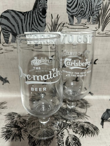 Carlsberg pint glasses 2 - pint,