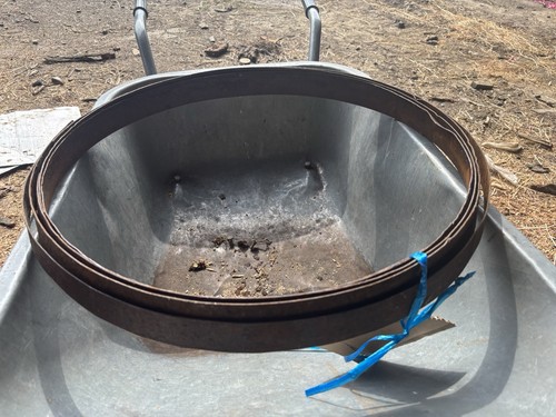 Whiskey barrel hoops metal - whiskey,