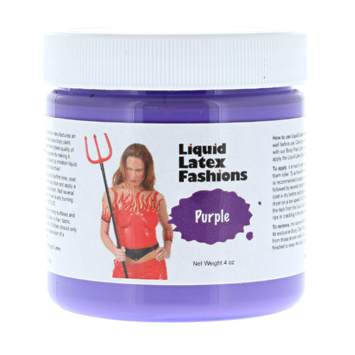 Purple liquid latex - 4, oz