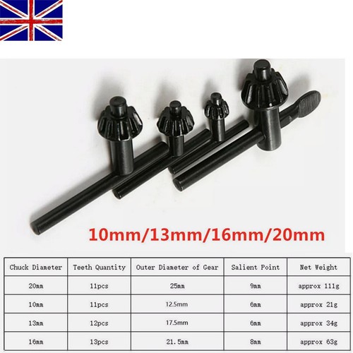 Chuck key replacement - key,
