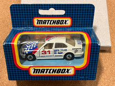 Matchbox BMW 5 Series White Team Fina MB 31 Toy Car