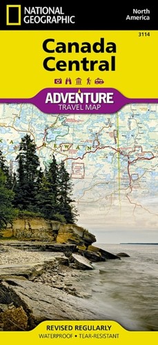Canada central travel maps - central:,