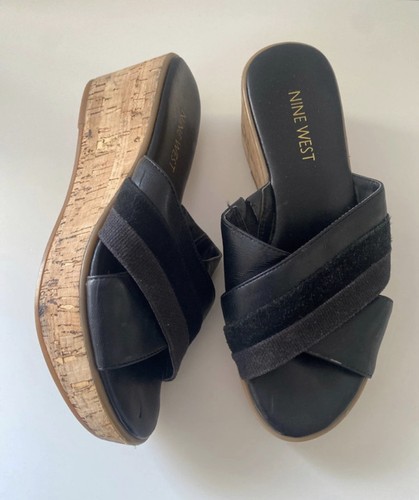 Nine west black genuine - nine,