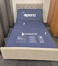 OPERA Electric Adjustable Wide Single Hospital Bed Frame and Mattress - CS H67