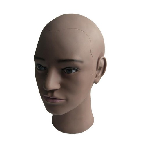 Bald mannequin head manikin - bald,