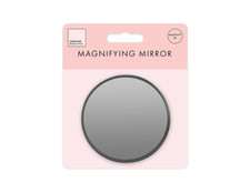 Magnifying 5x Magnification Mirror Make Up Eyebrow 9cm With Suction Cups Travel