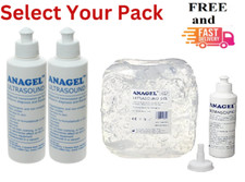 Anagel Ultrasound Transmission Gel 250ml-1L-5L Fetal Doppler For All devices