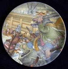 Wind in the Willows 8" Plate: The Four Heroes by Eric Kincaid - Wedgwood/Danbury
