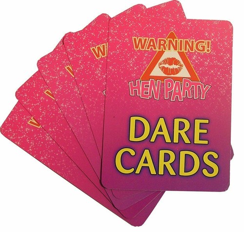 Hen party dare cards novelty - hen,