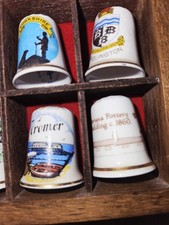 Collection of Thimbles 48 Piece Set In Display Box Can Be Mounted