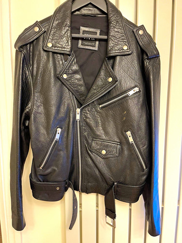 Zara men black leather - men’s,