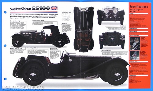 Swallow sidecar ss100 - swallow, uk