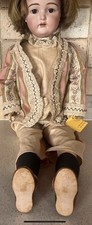Antique Kämmer & Reinhardt LARGE 28” Rare Bisque Head Boy Doll 192 1900s VGC