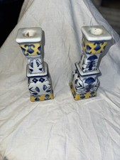 Pair of Blue & White Porcelain