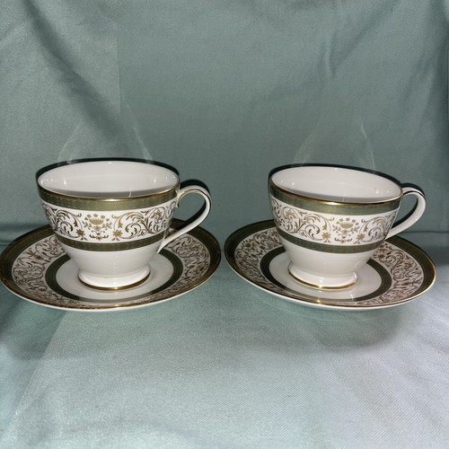 Minton aragon tea cups - x,