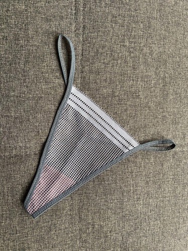 Ladies sexy silver grey - lace, t