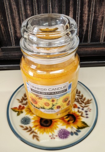 Yankee candle sunflowers home - candle,