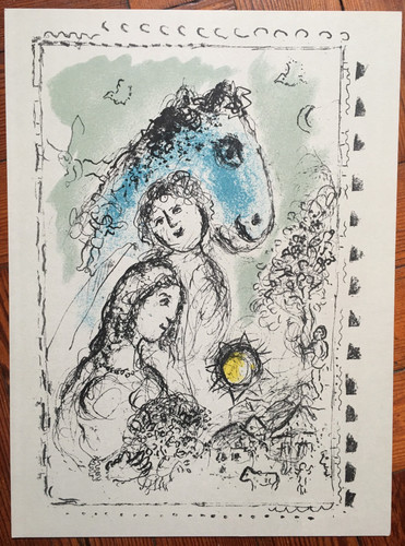 Marc chagall 1982 original - chagall,,
