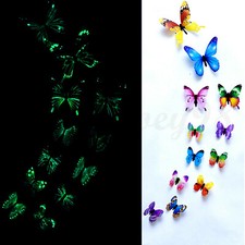 12 x 3D Luminous Butterfly