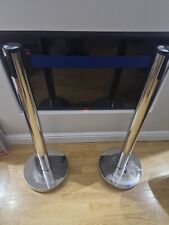 FlexiBarrier 2X Set 2m Retractable Crowd Control Barriers Queue Belt Stanchions