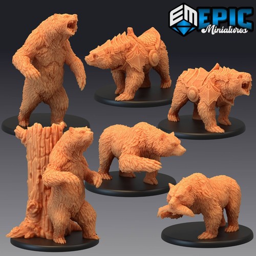 Grizzly bear dungeons and - grizzly, d&d