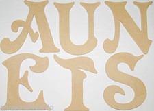 Wooden letters and