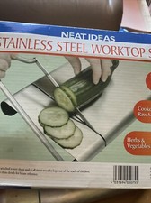 Bins Supreme Kitchenware ​Neat Ideas Stainless Steel Worktop Slicer