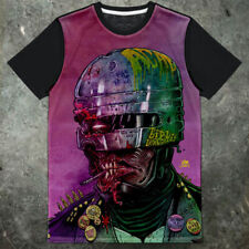 Robocop BROKEN OCP Onmi Consumer Products ED209 Sci Fi Mens PANEL T Shirt