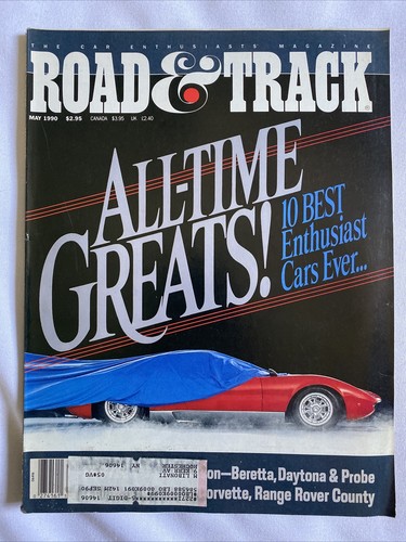 1990 may road track magazine - may, &