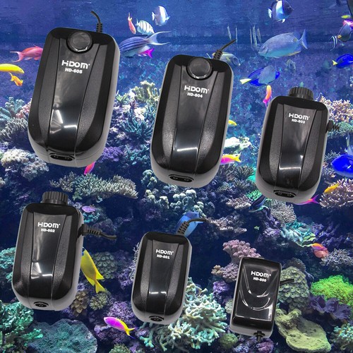Quiet aquarium air - pump, fish