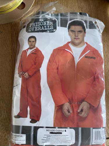 Mens prisoner costume - costume, overall