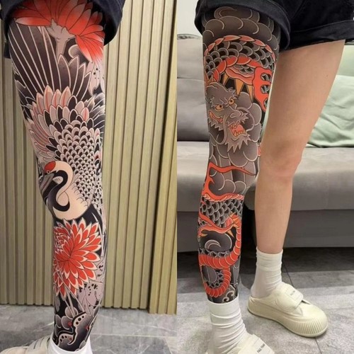 Fake tattoo socks - tattoo, fishing