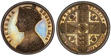 BRITAIN Victoria 1848 AR