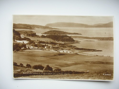 Oban postcard ganavan sands - -,