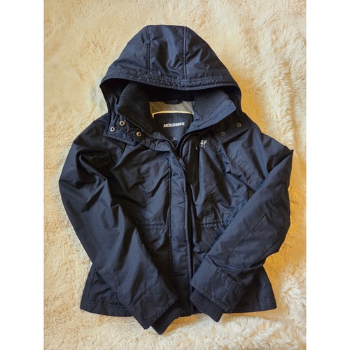 Abercrombie hooded black - a&f,