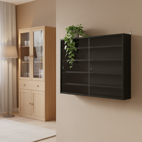 Tier wooden display case - wooden,