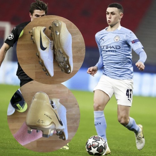 Phil foden match worn boots - phil,