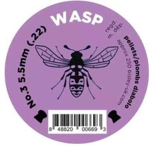 Wasp Pellets Purple No3 .22