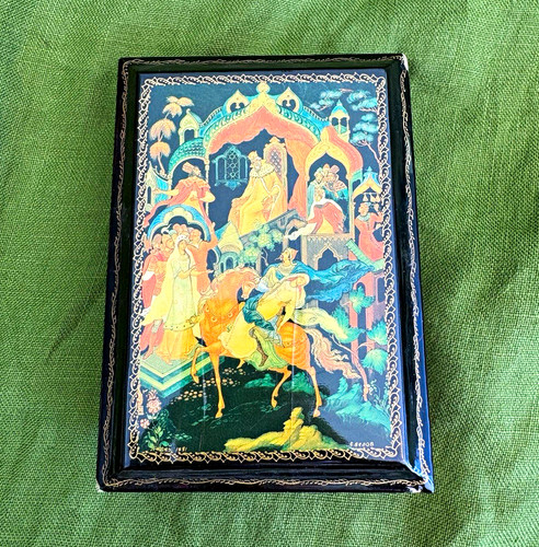 Vintage 1981 russian palekh - vintage,