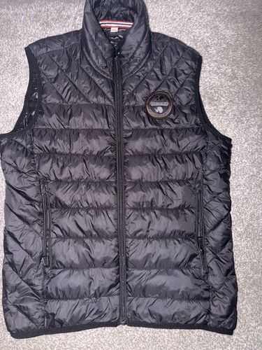 Napapijri men black gilet - napapijri,
