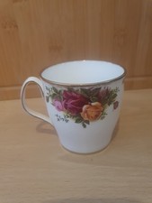 Royal Albert Old Country Roses Bone China Coffee Mugs / Tea Mug 3.25" Tall